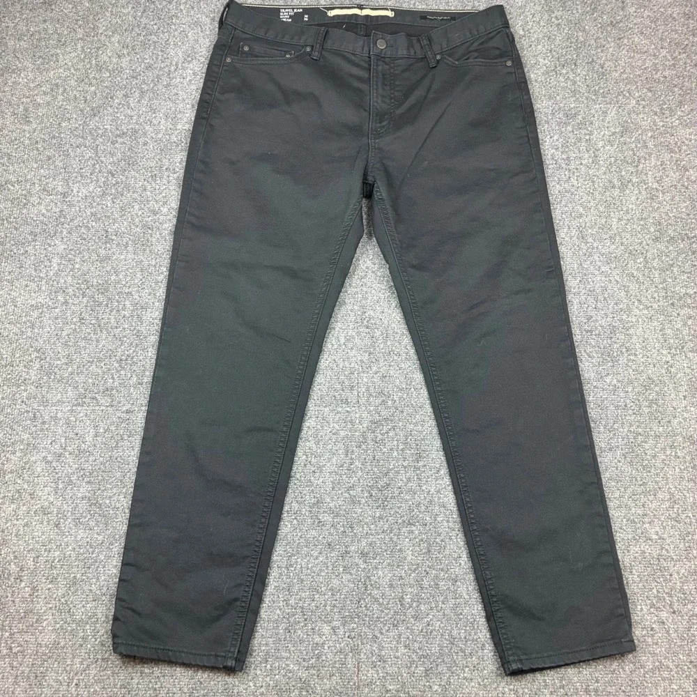 Banana Republic Mens Travel Jean Slim Fit Black Pants Size 36x30
